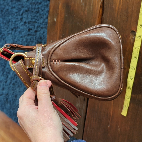 Dooney & Bourke Chestnut medium Florentine leather zip top USA - Picture 4 of 15